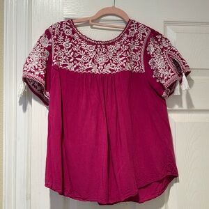 Pink top